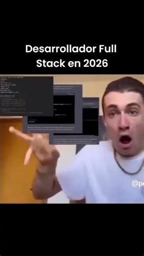 Los desarrolladores FullStack en 2026 #memes #humor