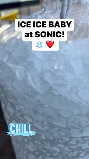 14K views · 65 reactions | Sonic Fans! Did you know that you can order a LARGE 10-pound bag of ice for around $3 at select locations?! That’s right! The popular ice from Sonic (if you know, you know) is available to take home and enjoy! 流#sonic #sonicdrivein #sonicice #ice #icelover #icechewing #bbq #hip2save | Hip2Save | Facebook