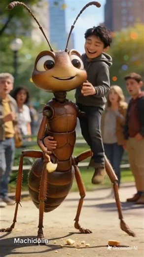 Naik Semut Raksasa 🐜😂 | Dunia Absurd Machidolia