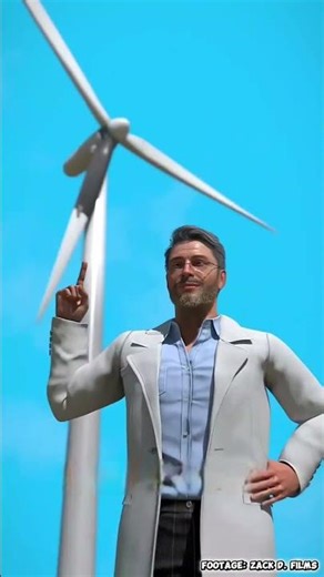 Ternyata ini alasan ilmiah kenapa satu baling-baling turbin angin harus dicat warna hitam.