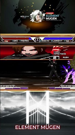 [KOF Mugen] Orochi Element Kyo Combo Part 2 #kofmugen