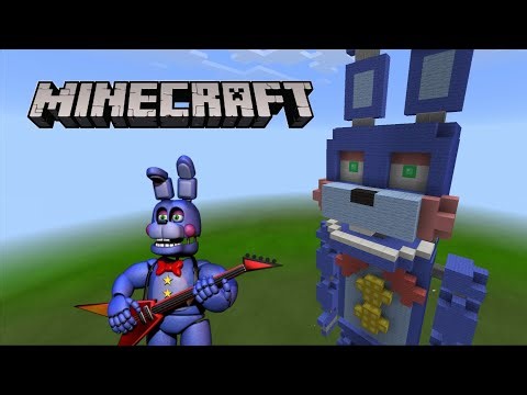 Minecraft FNAF Rockstar Bonnie Statue