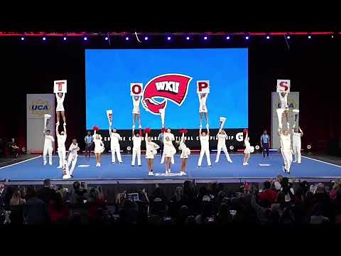 Western Kentucky D1A large Coed Cheer finals UCA Nationals 2023 ESPN Wide World of Sports
