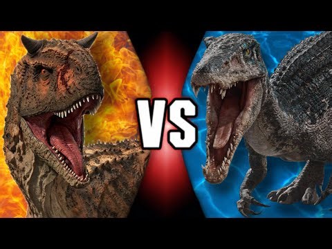 Carnotaurus VS Baryonyx | Dinosaur Fights