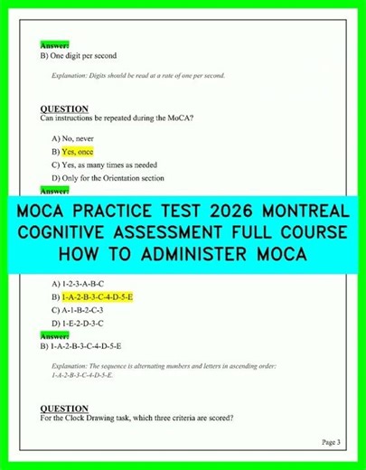 How to Administer MoCA Test 2026: Full Montreal Cognitive Assessment Training Course
