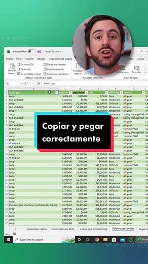 Consejos para Copiar y Pegar en Excel