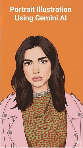 Turn Your Photo into Vector Portrait Illustration using Gemini AI + Adobe Illustrator​