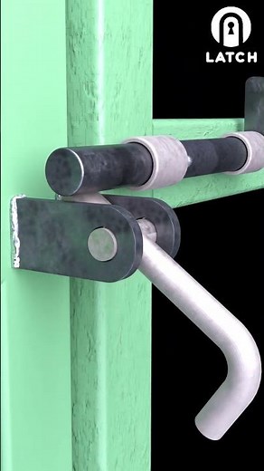 Gate Latch & Lock / Slide Bolt Door Latch - Clip 41 #latch #door #lock