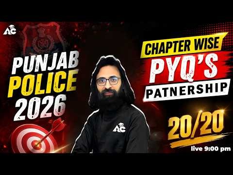 Punjab Police Constable Exam Preparation 2026 | punjab police math topic wise by Arora Sir