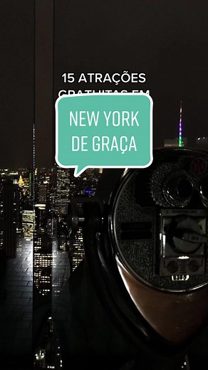 15 Atrações Gratuitas em Nova York