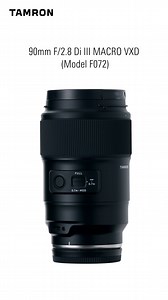 📸✨ Discover the beauty in every detail with the Tamron 90mm F/2.8 Di III MACRO VXD for Sony E-mount and Nikon Z-mount Full-frame cameras. 🌟Dive into the world of macro photography and let your creativity bloom. From intricate textures to tiny wonders, this lens will help you capture it all with stunning clarity. #TamronIndia #MacroPhotography #Tamron90mm #PhotographyLovers #creativityneverstops | Tamron India
