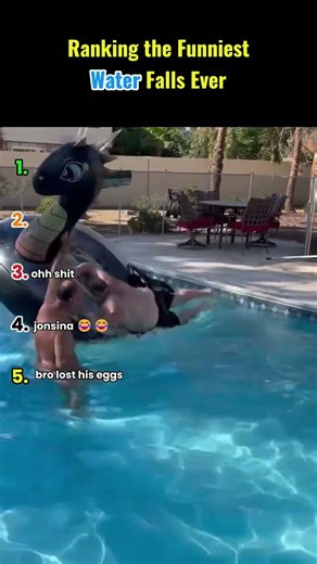 Ranking the Funniest Water Falls Ever