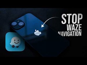 How to Stop Waze Navigation on iPhone (tutorial)