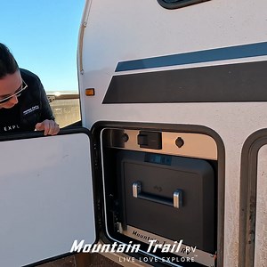 5.3K views · 58 reactions | Dust supression is a standard feature of all Mountain Trail RV caravans. As soon as you plug your van into the towing vehicle, a system is activated pumping fresh filtered air into all areas of the vans. Dust and particulates will not enter your van whilst driving on dust and corrugations. | Mountain Trail RV | Facebook