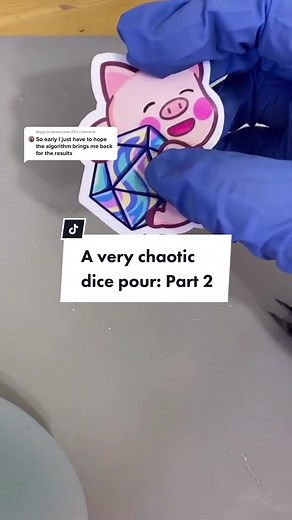 Chaotic Dice Pour: Part 2 with Lisa Frank Vibes