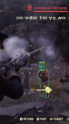 ☢️ Fallout 76 12K+ dmg VATS Quad Black Powder Rifle #supermutants #raiders
