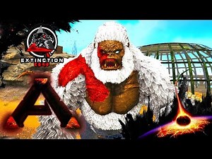 MODDED ARK: Extinction Core :: Ep 19 :: MEGAPITHECUS MATRIX SADDLE TAME!