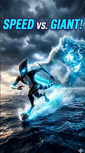 XLR8 VS Water monster 😱 #Ben10#XLR8#CartoonNetwork