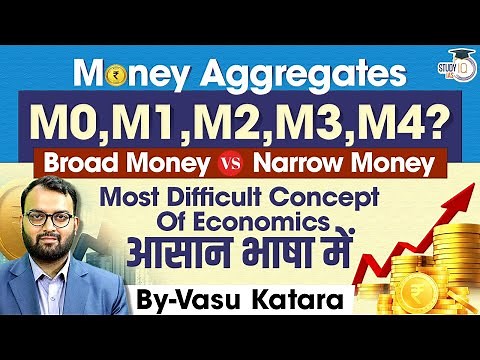 Money Aggregates Explained: Exploring Narrow Money (M0, M1) to Broad Money (M2, M3, M4) | UPSC CSE
