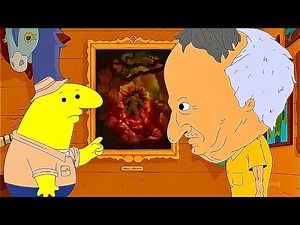 The Painting of the Mysterious Brown Blur | Smiling Friends S3:E5 Clip