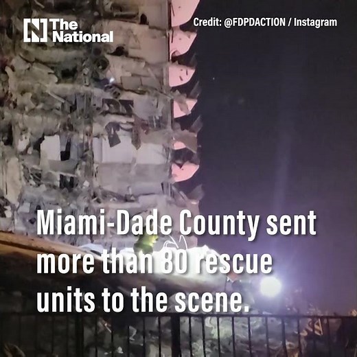 Miami high-rise collapses, killing at least one