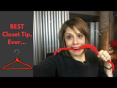 How to organize your closet with the best hangers! Spoiler Alert: Huggable Hangers!