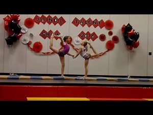 Abby and Maddy's Talent Show Gymnastics routine