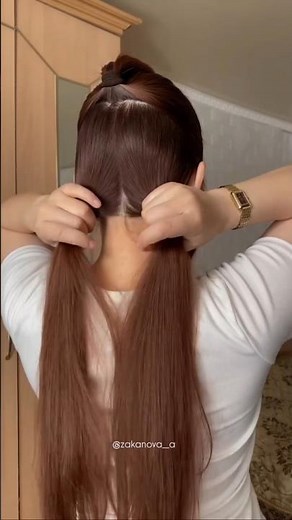 voluminous ponytail hairstyles easy | hair style girl simple and easy ponytail ✨️ #hairstyle #shorts
