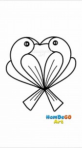 Learn to Draw Doves in a HEART Shape Step-by-Step! 🕊️💖 AWESOME & Easy Drawing Ideas for Beginners! ✨ #drawingtutorial #howtodraw #lovedoves #heartdrawing #easydrawing #simpleart #beginnerart #stepbystep #viralart #fyp #trending #arttok #valentinesday #peaceart | Hamdego Art