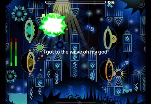 Tidal Wave Challenge in Geometry Dash