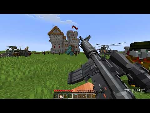 Pillagers Hired MUTANT MOBS to Guard Their Castle… So I Destroyed It With Modern Weapons! 😈💥