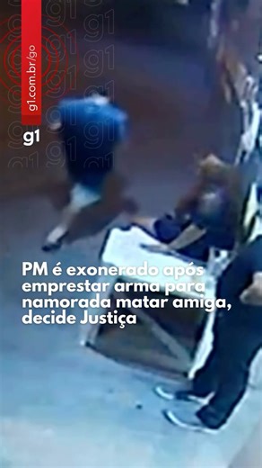 G1 Goiás on Instagram: "O policial militar Daniel de Oliveira Faria, que emprestou a arma para a namorada matar a amiga foi exonerado da PM por decisão do Tribunal de Justiça do Estado de Goiás (TJ-GO). O caso aconteceu em Aparecida de Goiânia, e o momento em que o militar empresta a arma foi registrado por uma câmera de segurança. O g1 tentou entrar em contato com a defesa do militar, mas não obteve retorno até a última atualização desta reportagem. Em nota, a PM informou que o policial perdeu