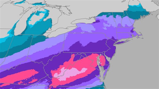 Heavy snow threat increasing across Mid-Atlantic, Northeast