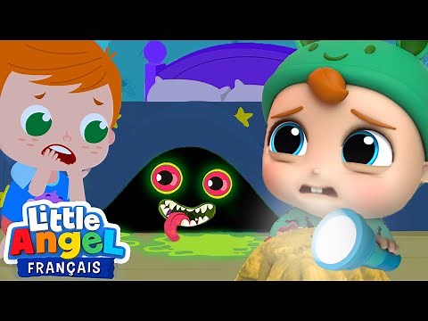 J'ai peur des monstres sous mon lit - Comptines pour Bébé | Little Angel Français