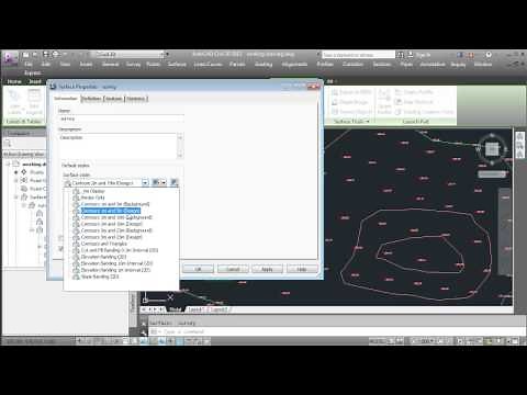 Changing Contour Intervals in Civil3D