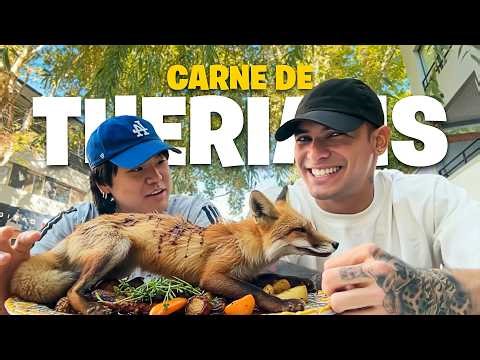 COMIENDO CARNE DE THERIAN EN ARGENTINA 😋 Con Ale Wang