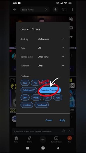 How to Find Creative commons videos #youtube #shorts