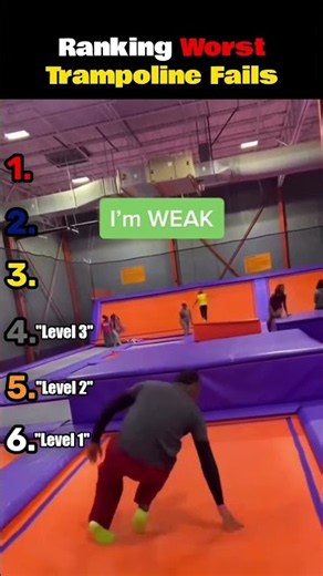Ranking the WORST Trampoline Fails! 🤕💀