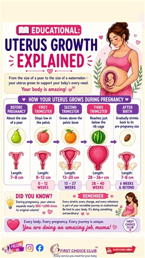 📚 Educational: Uterus Growth Explained