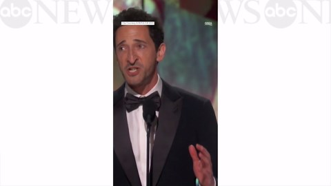 Adrien Brody wins 2nd Oscar for 'The Brutalist'