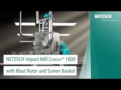 NETZSCH Fine Impact Mill Condux 1600