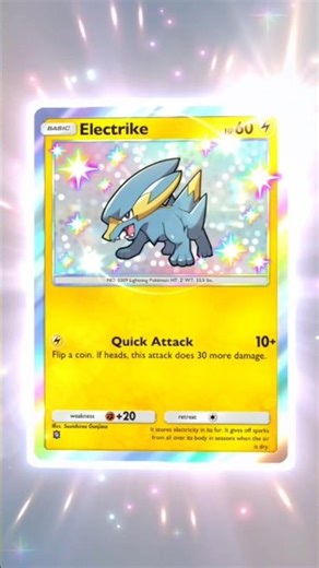 Shinny Electrike Mega Shine #pokemon #pokemonchannel #pokemoncards #pokemontcg #shinypokemon
