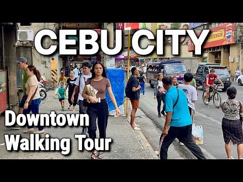 What DOWNTOWN CEBU CITY Really Looks Like – Walking Tour of the OLDEST CITY in the Philippines