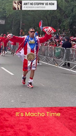 #Hector Macho Camacho, Ringside boxing. # 2025 Manhattan New York 5thAve National Puerto Rican Parade. | Osvaldo Broco