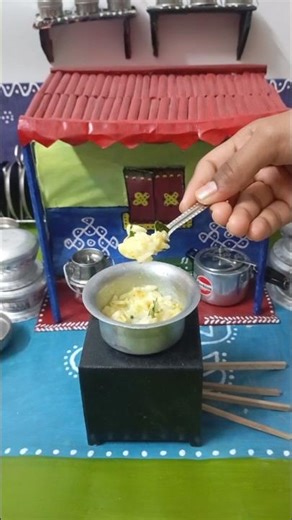 Mini Curd Rice | #mini #miniature #cooking #dollhouse #dolliyon #trending #shortsviral