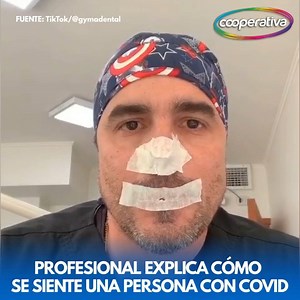 352K views · 3.3K reactions | "Es medicina de guerra": El implantólogo Alejandro González explicó gráficamente cómo se siente un paciente con ##covid19 19 y sus dificultades para respirar. | Cooperativa | Facebook