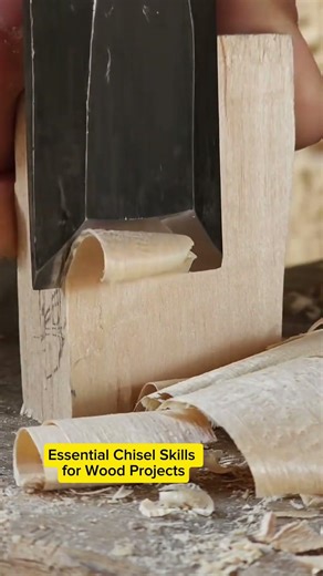 Essential Chisel Skills for Wood Projects #woodworkingtips #woodworking #diy #wood