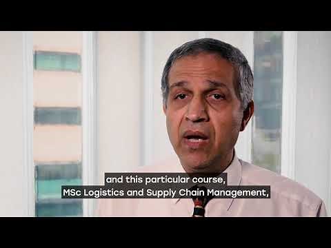 An introduction to MSc Logistics and Supply Chain Management at Sheffield Hallam University