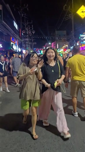 Exploring the famous street in Thailand