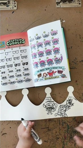 Dogman Paper Crown Drawings